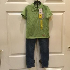 Boys Hudson 2 Pc Set Shirt & Pants NWT